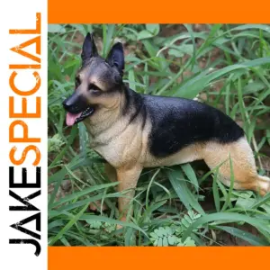 Big German Shepherd Dog Figurine Model 20cm