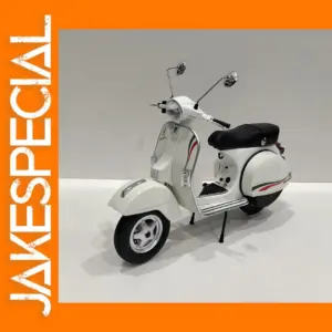 Diecast 1/10 Vespa PX150 Motorcycle Model Toy
