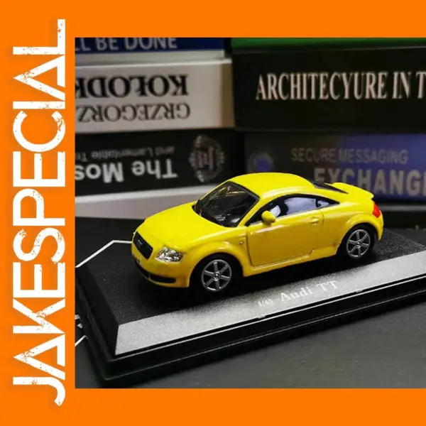 Yellow Audi TT Diecast Model 1:43 Scale