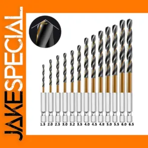 13PCS Twist Drill Bit Set for Wood and Metal