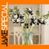 Mini Plush Panda Clip Toy for Decor