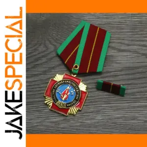Chernobyl Rescue Medal Brooch Vintage Design