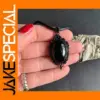 Pitch Black Onyx Gothic Necklace for Women
