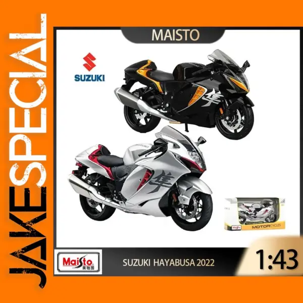 Maisto 1:12 Suzuki Hayabusa Model Motorcycle