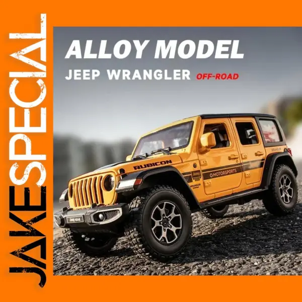 1:22 Off-Road Diecast Jeep Wrangler Model