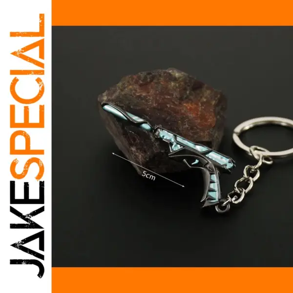 5cm Valorant Ghost Gun Keychain Metal Pendant