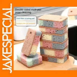 Colorful Microfiber Cleaning Sponges Set of 5