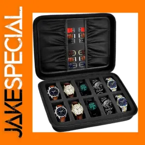 10 Slot Watch Display Case for All Watches