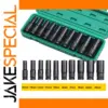 10-Piece 1/2 Inch Drive Metric Impact Socket Set
