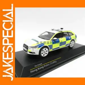 Hong Kong Police Resin Model Audi A6 Avant 1:43