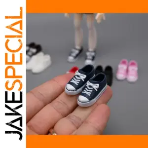 1/12 Scale Male Female Canvas Shoes for Action Figures