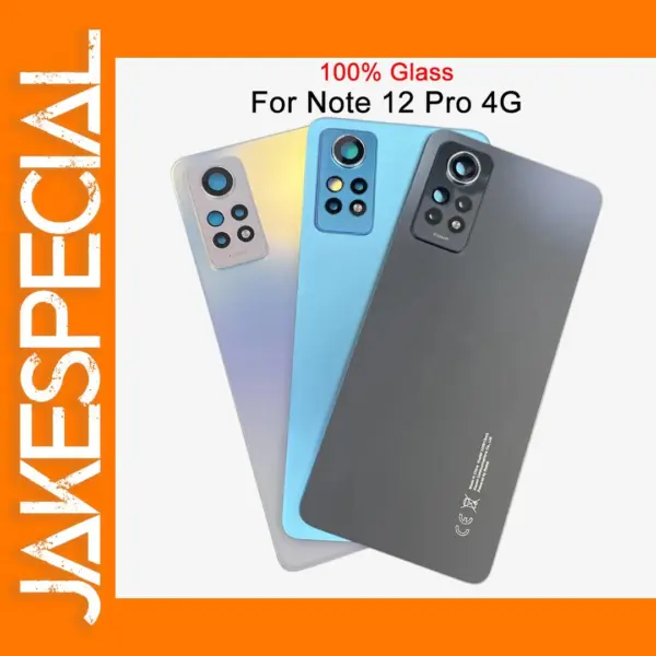 Xiaomi Redmi Note 12 Pro 4G Glass Back Cover Replacement