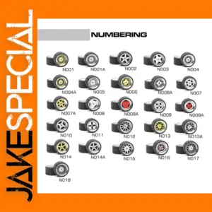 1/64 Metal Wheels for Model Cars