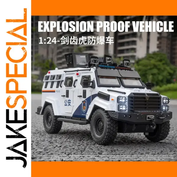 1:24 Military Alloy Swordtooth Tiger Model