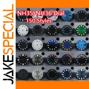 28.5mm Luminous Watch Dial for NH35/NH36 Movement