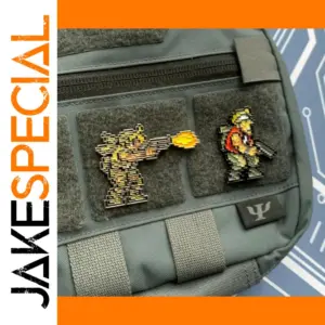 Arcade King Pixel Game Patches Set for Clothing
