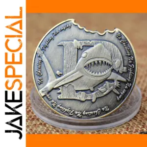 Shark Bronze Replica Collectible Coin 40mm