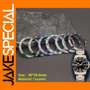 38mm Ceramic Bezel Insert for LONGINES HydroConquest