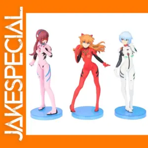 3Pcs Neon Genesis Evangelion PVC Figures Set
