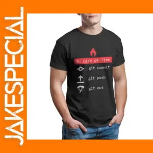 In Case Of Fire Programmer T-Shirt for Men