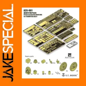 1/35 Scale Steam Locomotive BR86 Detail Parts