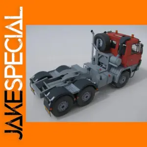 1:32 Scale Heavy Truck Paper Model