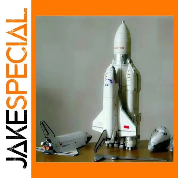 1/96 Storm Snow Space Shuttle Paper Model Kit