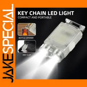 Compact Keychain LED Light with Magnet