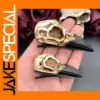 Raven Skull Hair Clip - Gothic Hair Accessory