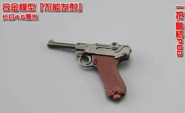1/6 Scale P38 PPK Mini Metal Revolver Model for Dioramas - Image 27
