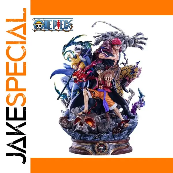 One Piece 23cm PVC Captain Figures Set