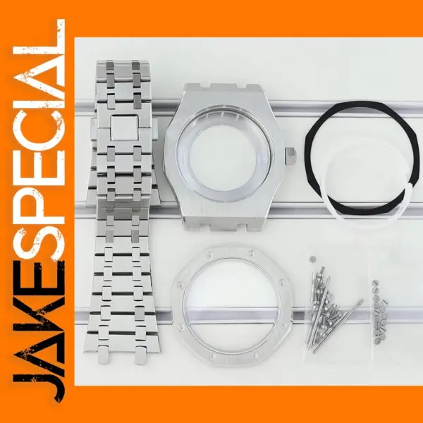 41mm Stainless Steel Watch Case for Seiko Movement