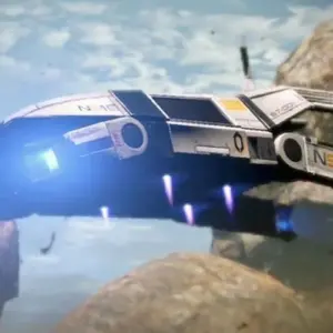 Mass Effect Kodiak Drop Fighter Paper Model