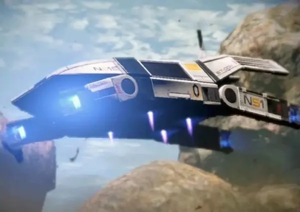 Mass Effect Kodiak Drop Fighter Paper Model