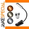 7 LED USB Rechargeable Clip Reading Light