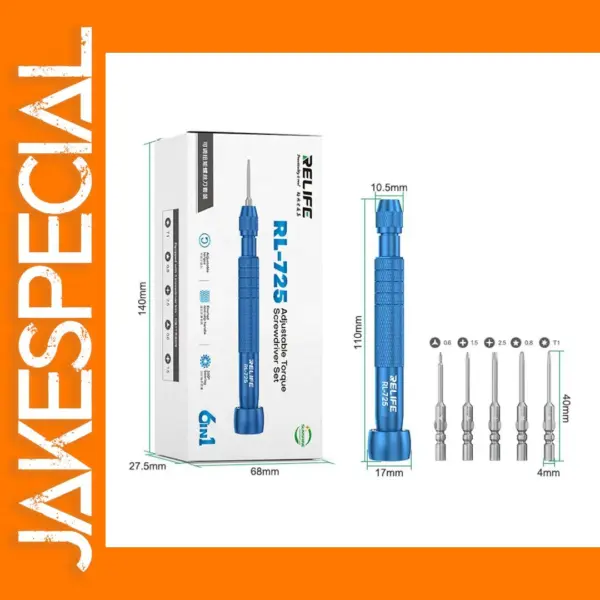 RL-725 Adjustable Torque Screwdriver Set