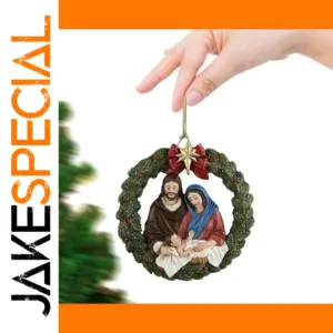 Nativity Jesus Christ Ornament for Christmas Tree