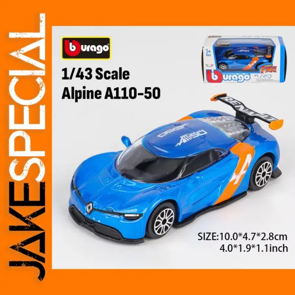 Bburago 1:43 Scale Alpine A110-50 Model