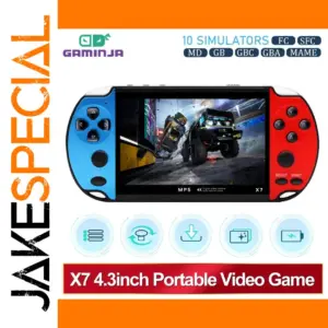 GAMINJA X7 4.3-inch Handheld Gaming Console