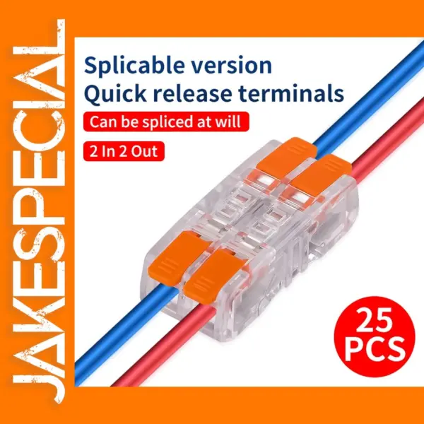 JINH 25Pcs CMK65 2.5mm Quick Connectors
