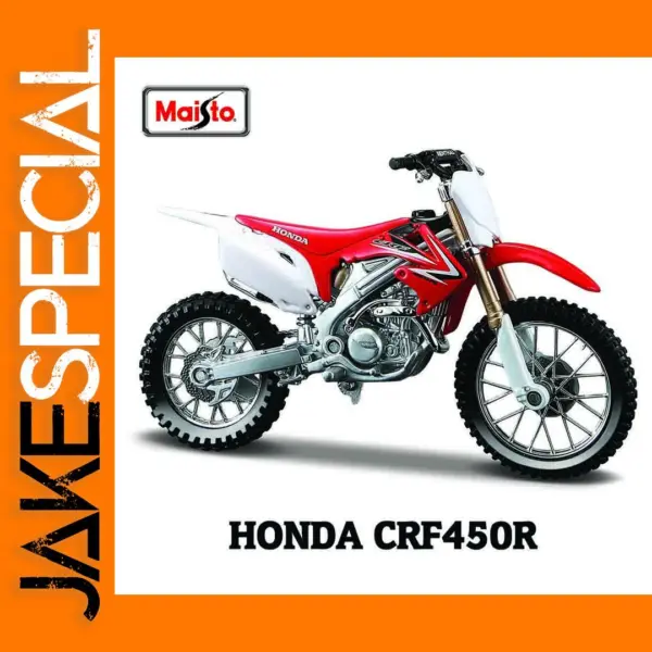 Maisto 1:18 Honda CRF450R Motorcycle Model