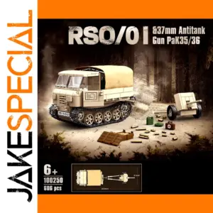 WWII Military RaupenSchlepper Building Blocks Set