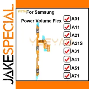 Samsung A01 A11 A21S A31 A41 A51 Power Button Flex Cable
