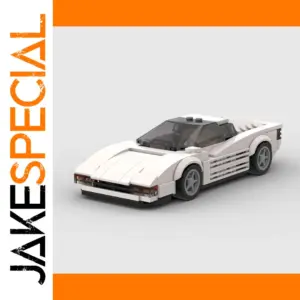 Supercar City Building Blocks Set