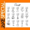 Halloween Skull Spider Charm for Bracelet