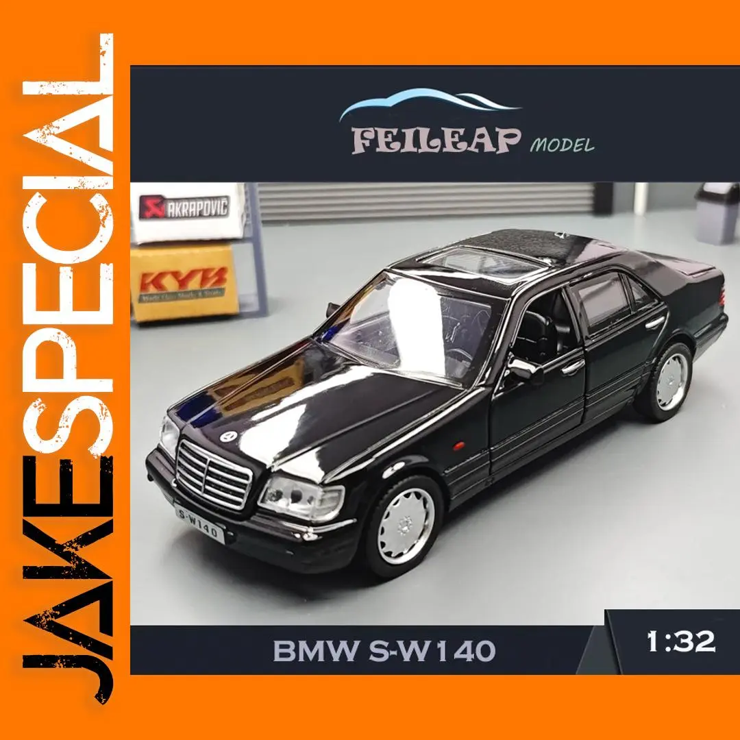 Diecast BMW S-W140 Classic Model Car 1/32 1 Diecast BMW S-W140 Classic Model Car 1/32