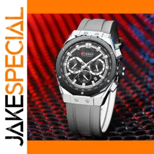 Men's Waterproof Quartz Chronograph Wristwatch