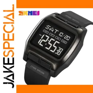 5Bar Waterproof Digital Chronograph Wristwatch