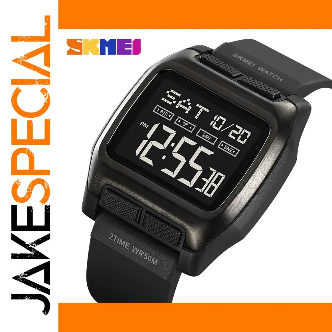 5Bar Waterproof Digital Chronograph Wristwatch 1 5Bar Waterproof Digital Chronograph Wristwatch