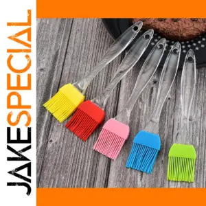 Heat-Resistant Silicone BBQ Spatula Brush